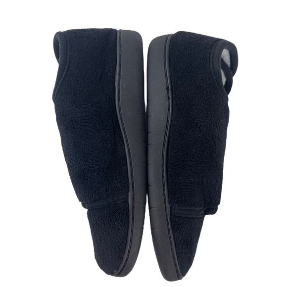 Beltwell Super Comfy Edema Circulation Warm Plush Fleece Slippers Black 7.5/8 - Picture 7 of 14